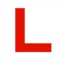 L Plate Label Vehicle Car Learner Stickers